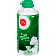 Life Brand Foaming Shave Cream Aloe	311g