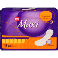 Life Brand Maxi Overnight	28pk