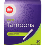Life Brand Tampons Super Unscented	20pk