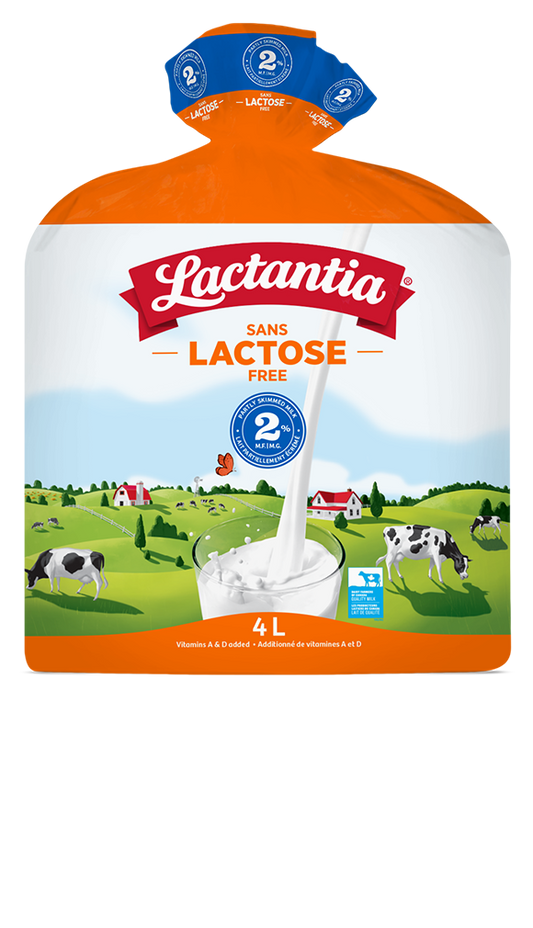Lactantia LACTOSE FREE Milk 2% 4 Lt