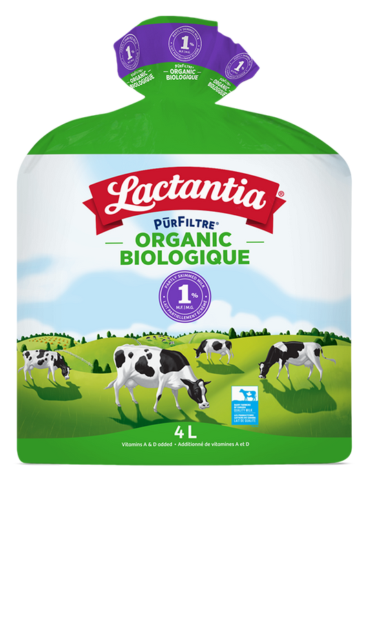 Lactantia Organic 1% Milk 4 Lt