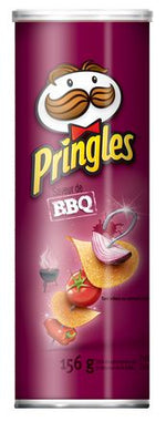 Pringles Potato Chips, BBQ 156g