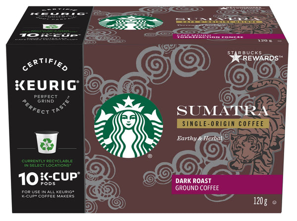 Starbucks Kcup Sumatra Dark 10pk