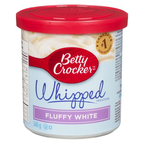 Betty Crocker Whipped Frosting, Fluffy White Vanilla, Gluten Free, 340 g