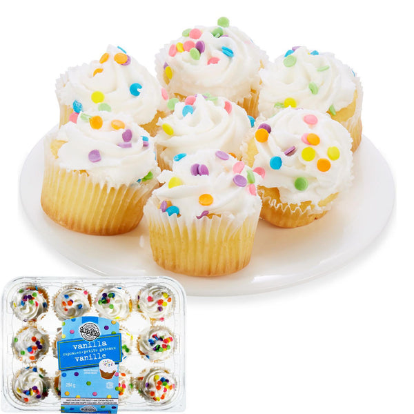 two-bite® Vanilla Cupcakes, 284 g, 12ct, Quantity – 284 g