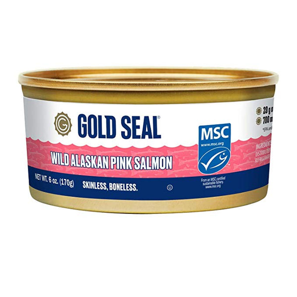Gold Seal Boneless Pacific Pink Salmon, Skinless 170g