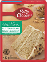 Betty Crocker Supermoist Cake Mix, Butter Pecan 432g