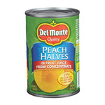 Del Monte Peach Halves In Juice 398mL