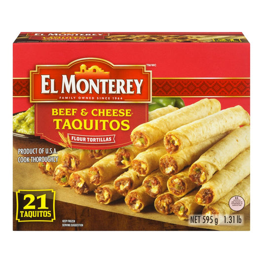 El Monterey Beef & Cheese Taquitos 567 G