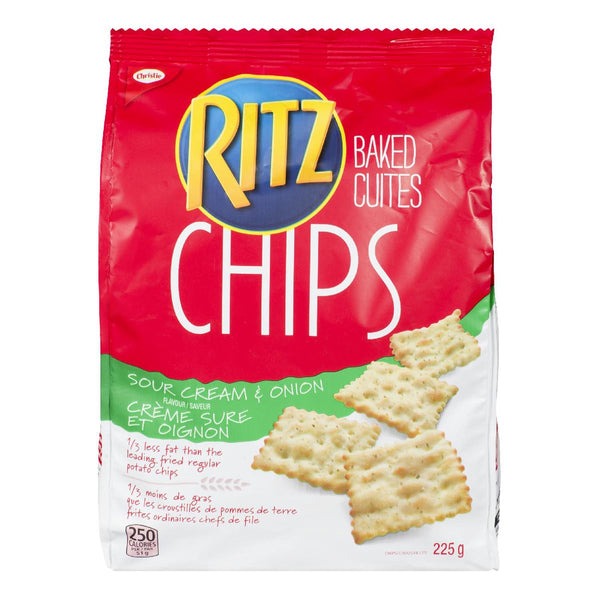 Christie Ritz Baked Chips, Sour Cream & Onion        240g