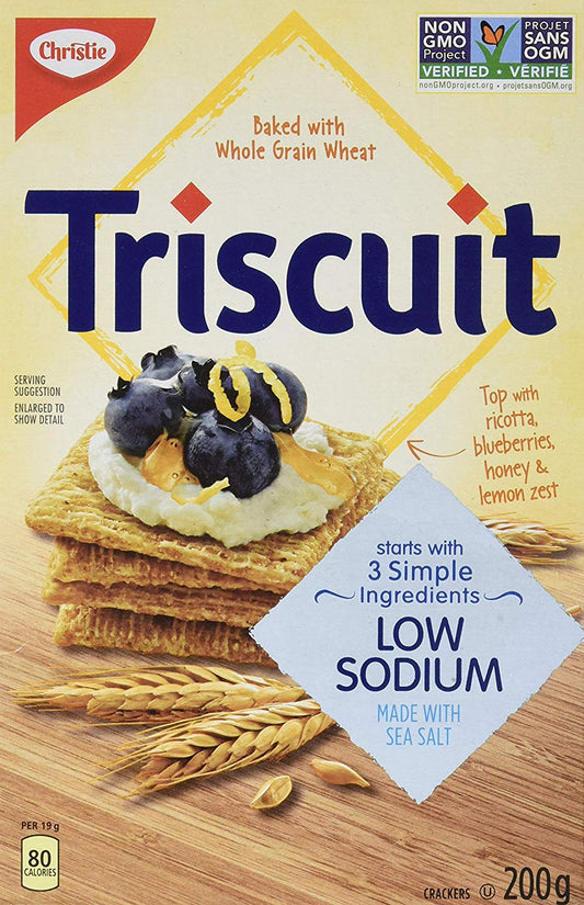 Christie Triscuit, Low Sodium        200g