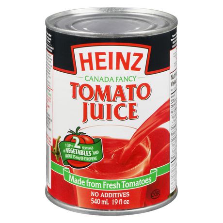 Heinz Tomato Juice, 540 ML Can, 540mL