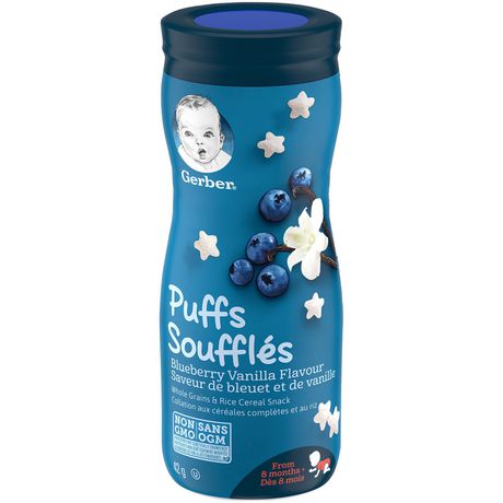 Gerber Puffs Baby Snacks, Blueberry Vanilla 42g