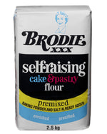 Brodie Self Raising Flour C/Pa 2.5Kg.