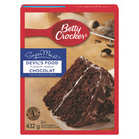 Betty Crocker Supermoist Cake Mix, Devils Food 375g.