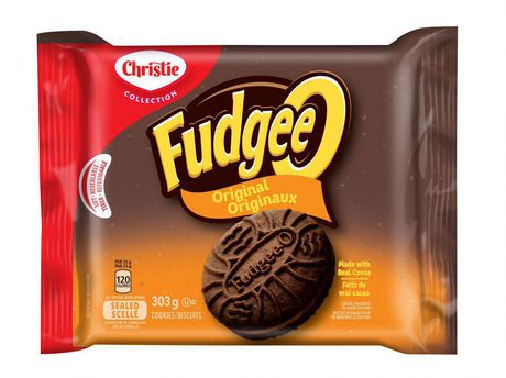 Fudgee-O Chocolatey Crème Filled Sandwich Cookies,, 303 g