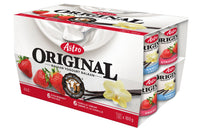 Astro Indulgent Yogurt, Vanilla Cream/Strawberry 12x100g