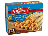 El Monterey Chicken & Cheese Flour Taquitos 595g