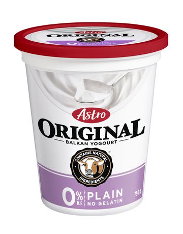 Astro Original Yogurt Plain 0% 750g, Balkan Style, 750 g