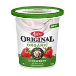 Astro Original Organic Yogurt, Strawberry 650g