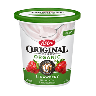 Astro Original Organic Yogurt, Strawberry 650g