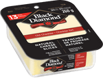 Black Diamond Natural Old White Cheddar Cheese Slices 220g