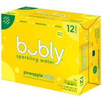 Bubly Sparkling Water Pineapple 12x355ml