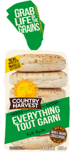 Country Harvest Bagel, Everything 6pk