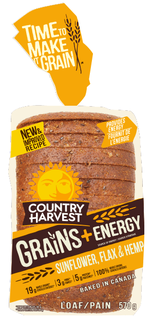 Country Harvest Bread, Sunflower Flax 675g