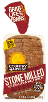 Country Harvest Bread, Stone Milled Roasted & Malt Wheat 675g