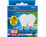 Cm Soft White 60W Lightbulbs 2 Pk