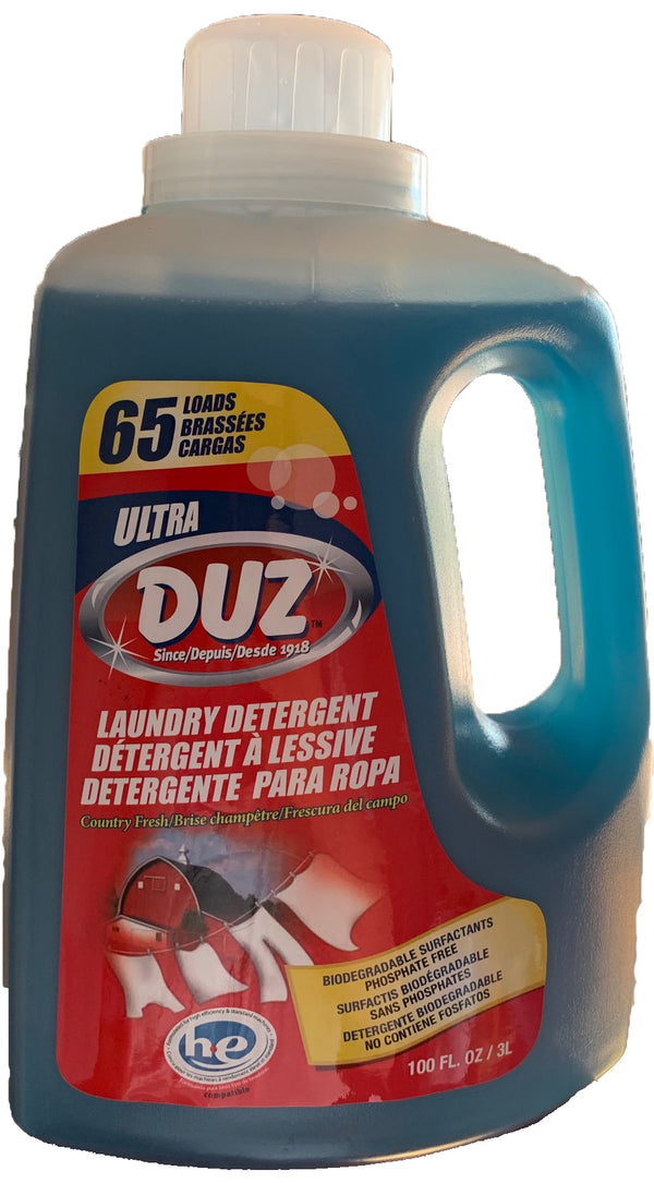 DUZ ULTRA LIQUID LAUNDRY DETERGENT 3 L
