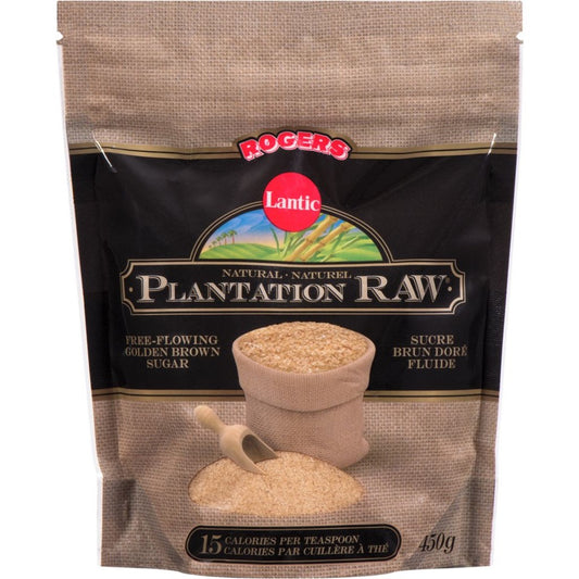 Lantic Rogers Plantation Raw Sugar Golden Brown Natural 450 g