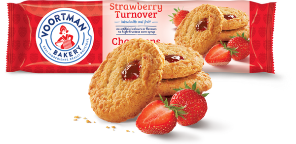 Voortman Turnovers, Strawberry 300g