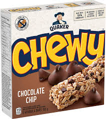 Quakery Chewy Chocolate Chip Bars 6pk