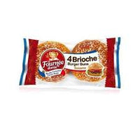 Brioche Sesame Burger Buns 4pk 200g