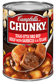 Campbell's Chunky Texas-Style BBQ Beef Soup, 540 mL