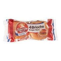 Brioche Burger Buns 4pk 200g,