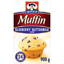 Quaker Muffin Mix Blueberry Buttermilk, 900 g.
