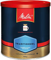 Melitta Traditional Medium Roast & Ground Coffee, 930 g Tin