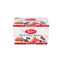 Astro Smooth & Fruity, Peach Raspberry/Cherry/Strawberry/Blueberry 12x100g