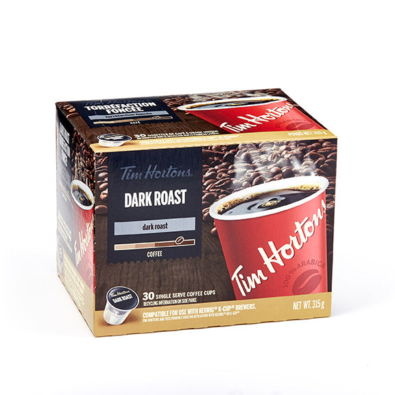 Tim Hortons 30Pk Dark Coffee Pods 315 G