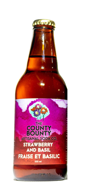 County Bounty Strawberry Basil 355Ml