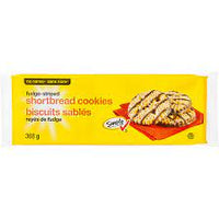 No Name Fudge Striped Shortbread Cookies 368g