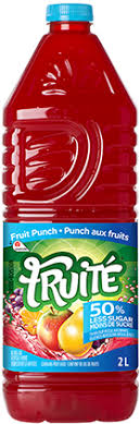Fruite Fruit Punch 50% Less Sugar 2L