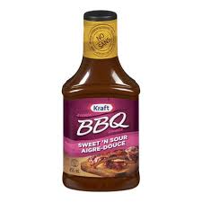 Kraft Sweet Sour BBQ Sauce 455mL