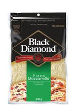 Black Diamond Shredded Cheese, Mozzarella 320g