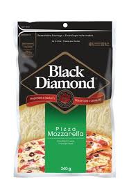 Black Diamond Shredded Cheese, Mozzarella 320g