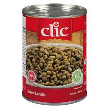 Clic Green Lentils 540 ML