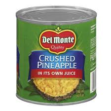 Del Monte Pineapple Crushed 14OZ